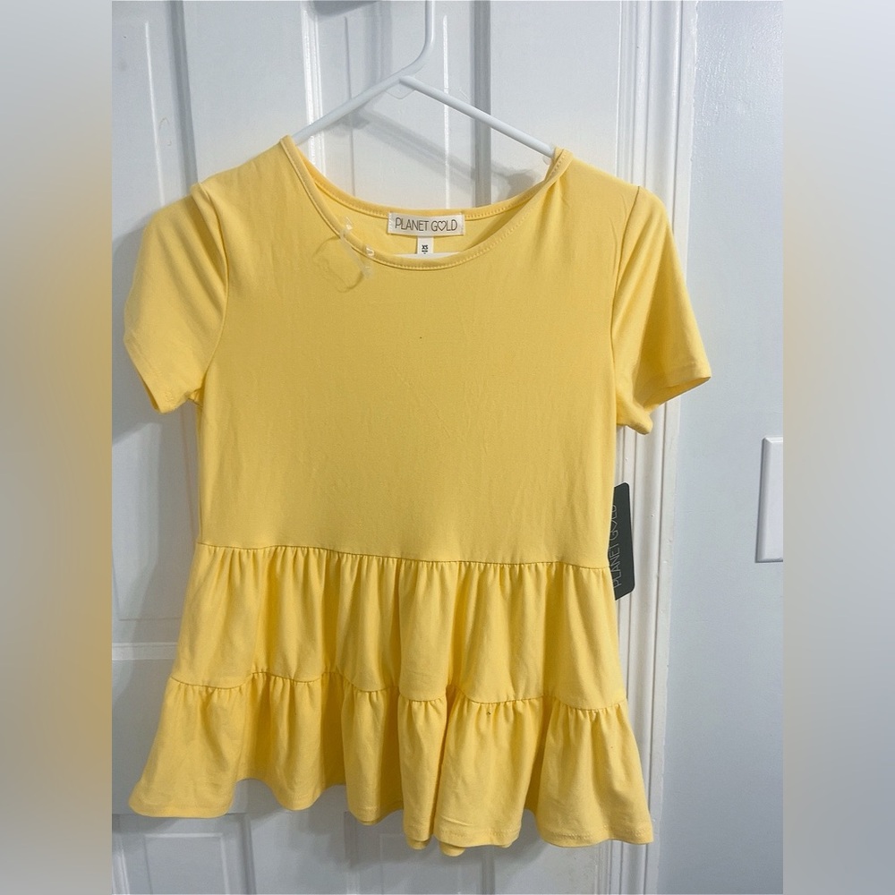 yellow blouse